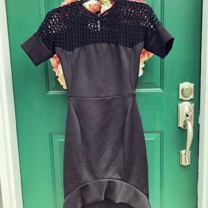 Black Halo stunning high low dress